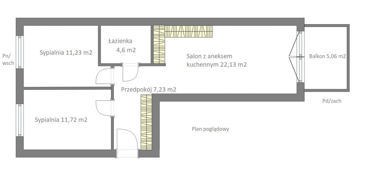 Mieszkanie 3 pokojowe na Sprzedaż