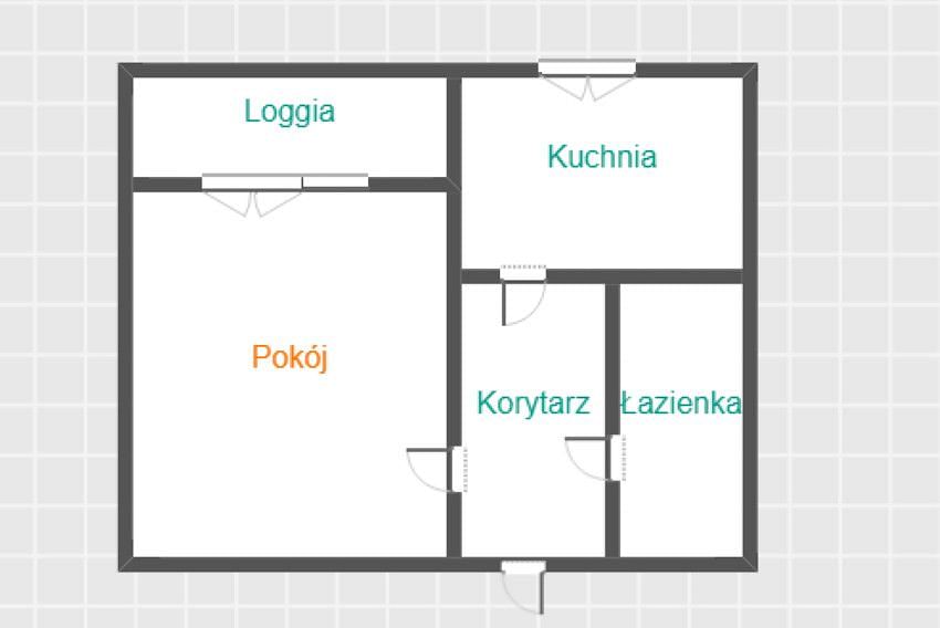 Mieszkanie 1 pokojowe na Sprzedaż