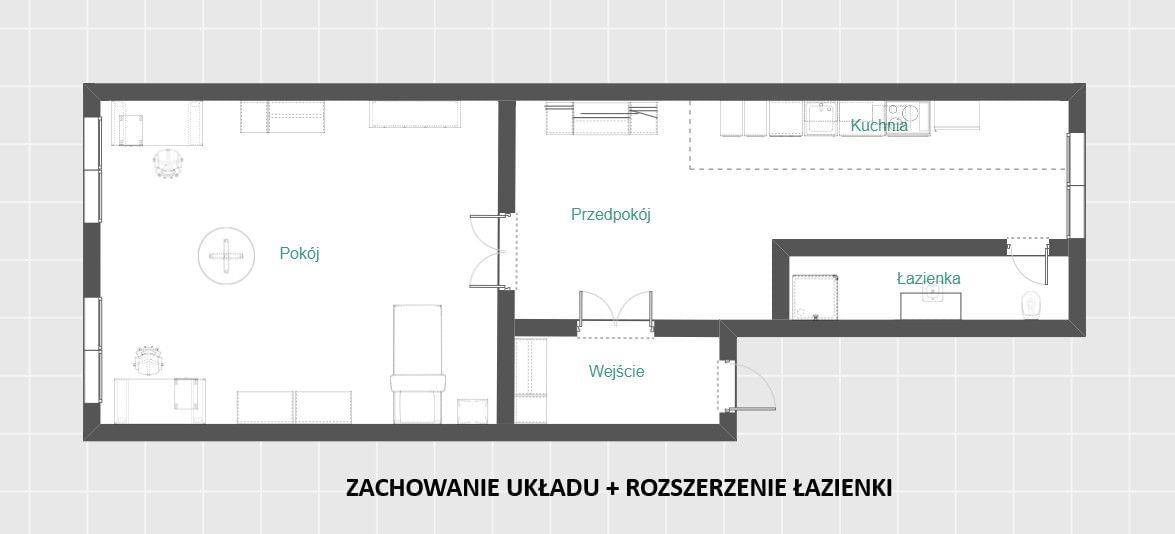 Mieszkanie 2 pokojowe na Sprzedaż