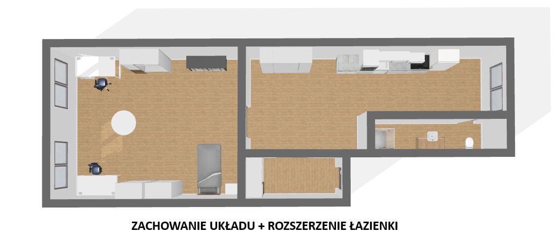 Mieszkanie 2 pokojowe na Sprzedaż