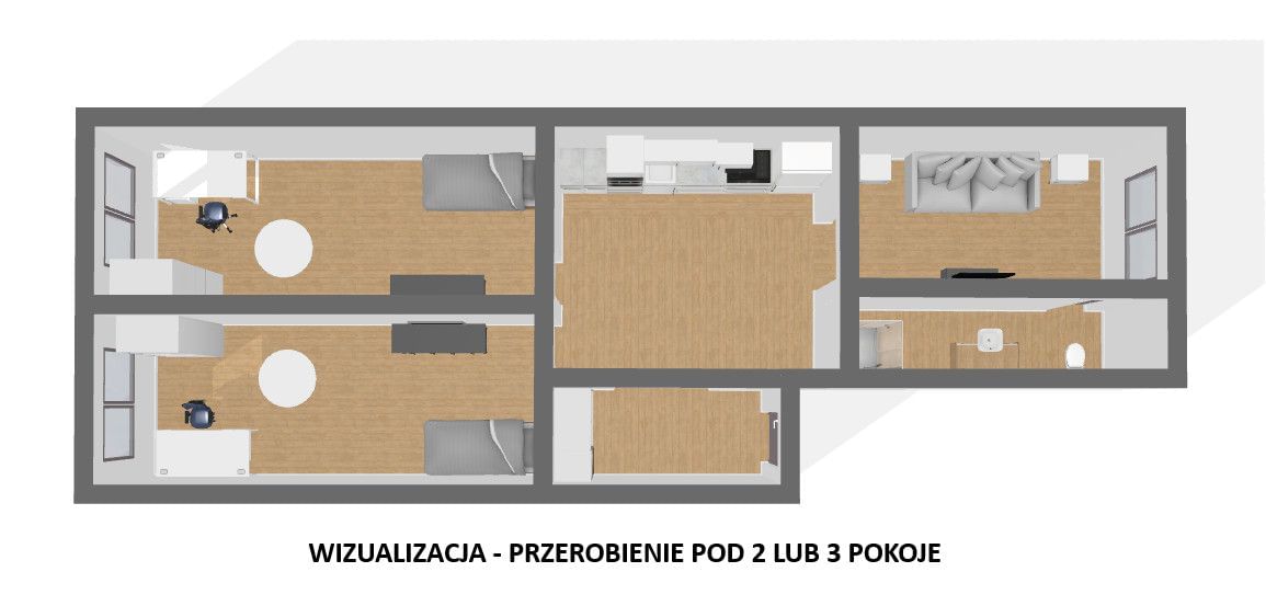 Mieszkanie 2 pokojowe na Sprzedaż