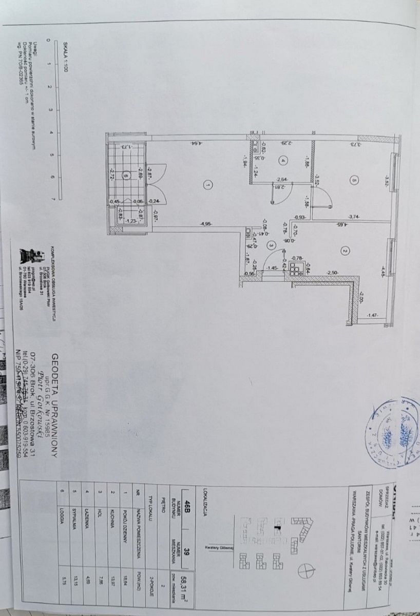 Mieszkanie 3 pokojowe na Sprzedaż