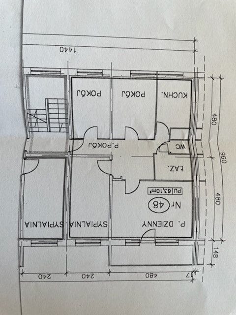 Mieszkanie 3 pokojowe na Sprzedaż