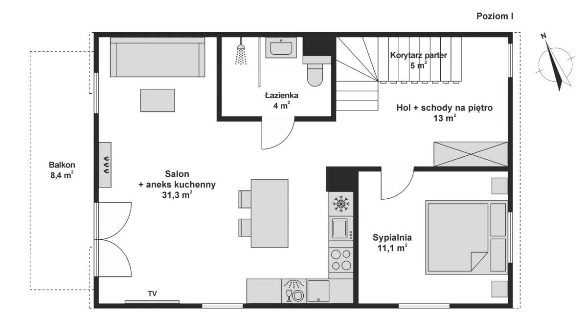 Mieszkanie 4 pokojowe na Sprzedaż