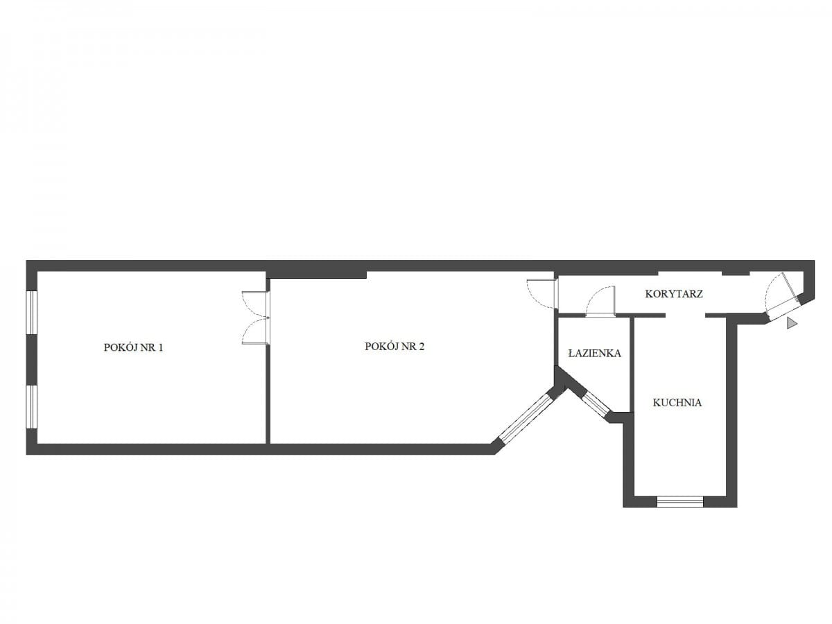Mieszkanie 2 pokojowe na Sprzedaż