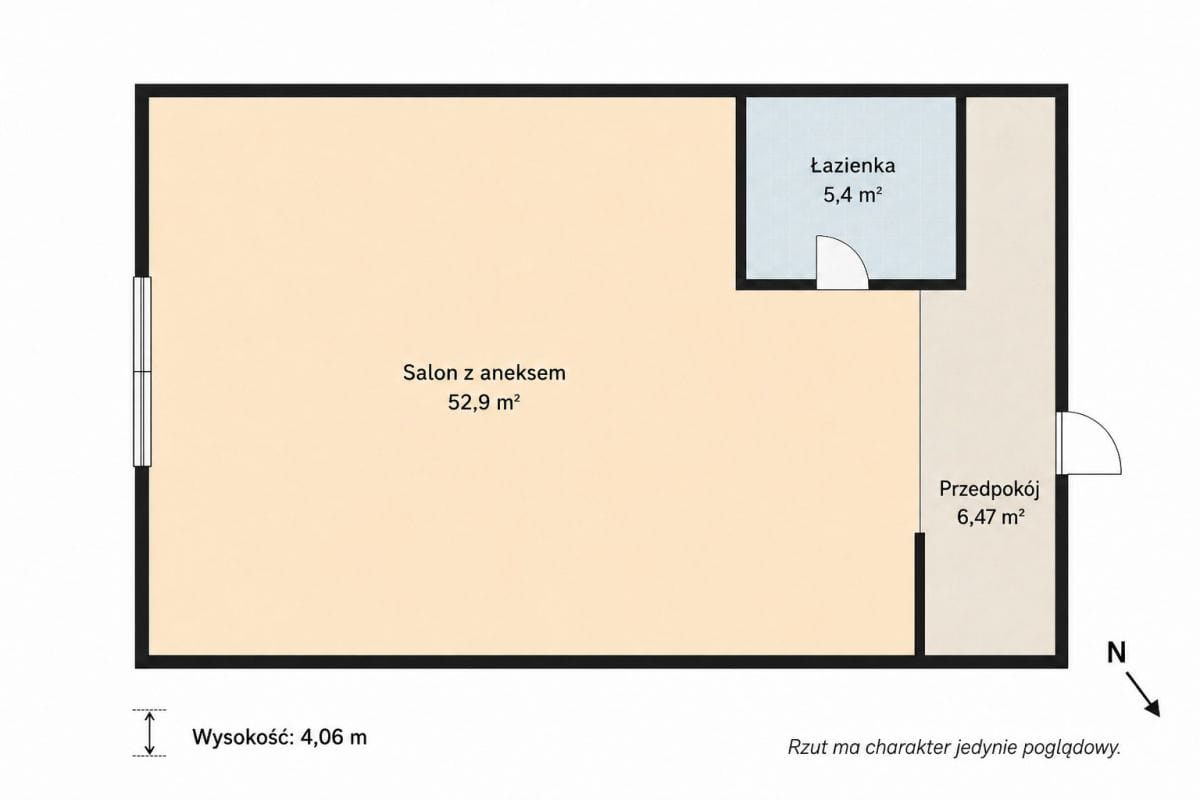 Mieszkanie 1 pokojowe na Sprzedaż