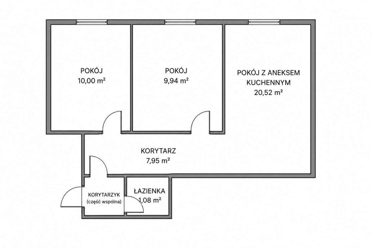 Mieszkanie 3 pokojowe na Sprzedaż