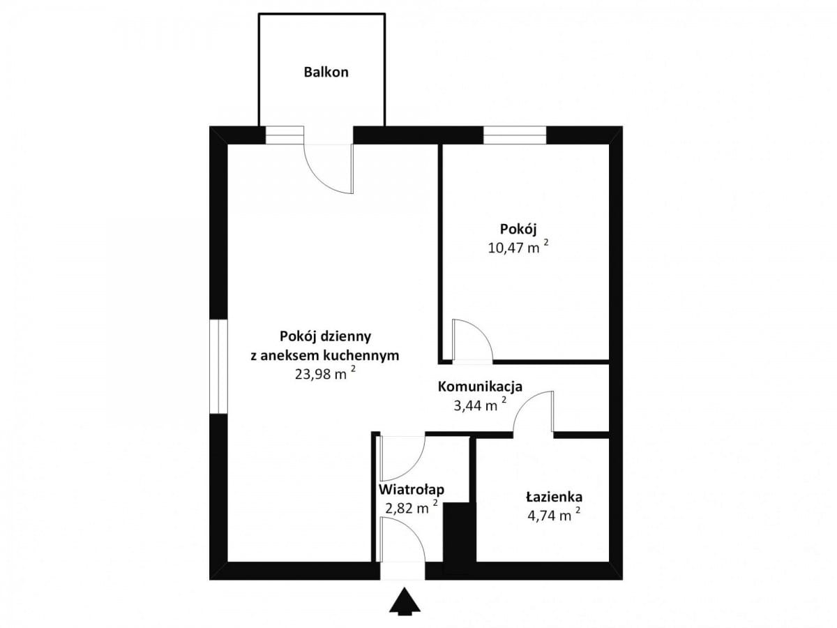 Mieszkanie 2 pokojowe na Wynajem