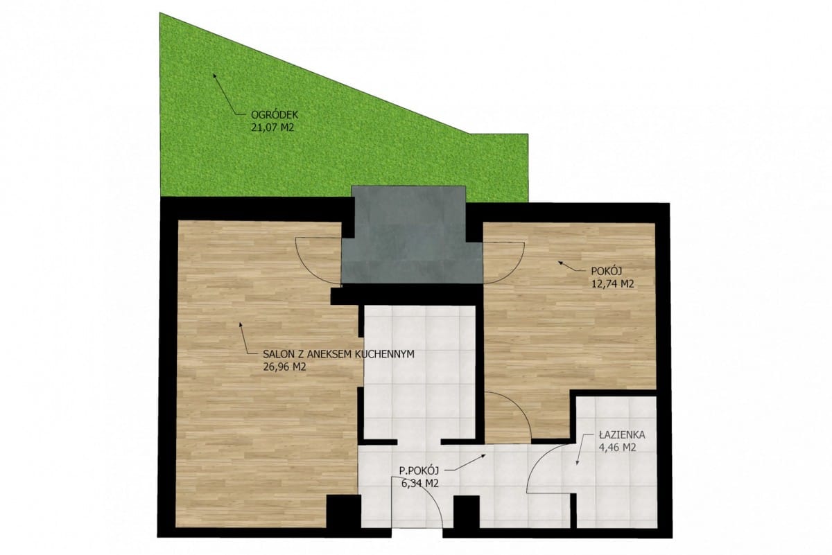 Mieszkanie 2 pokojowe na Sprzedaż