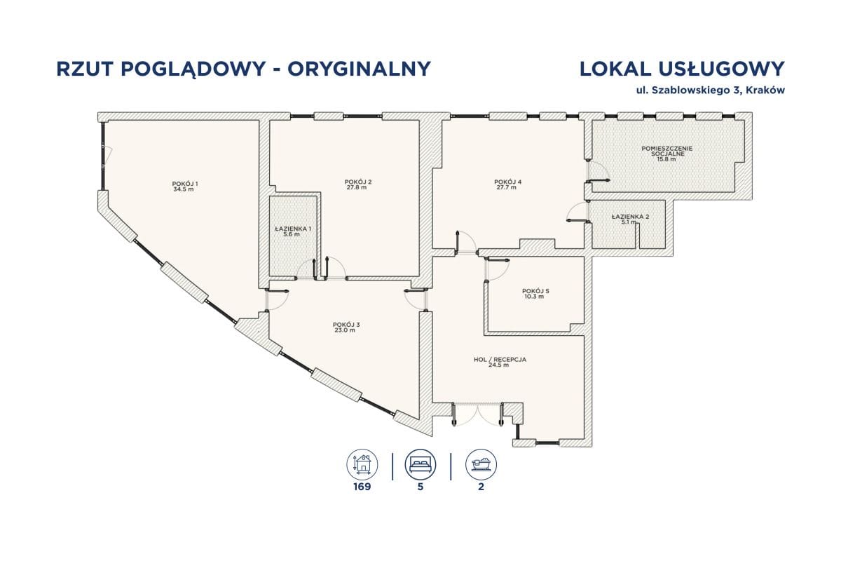 Lokal użytkowy  pokojowe na Sprzedaż
