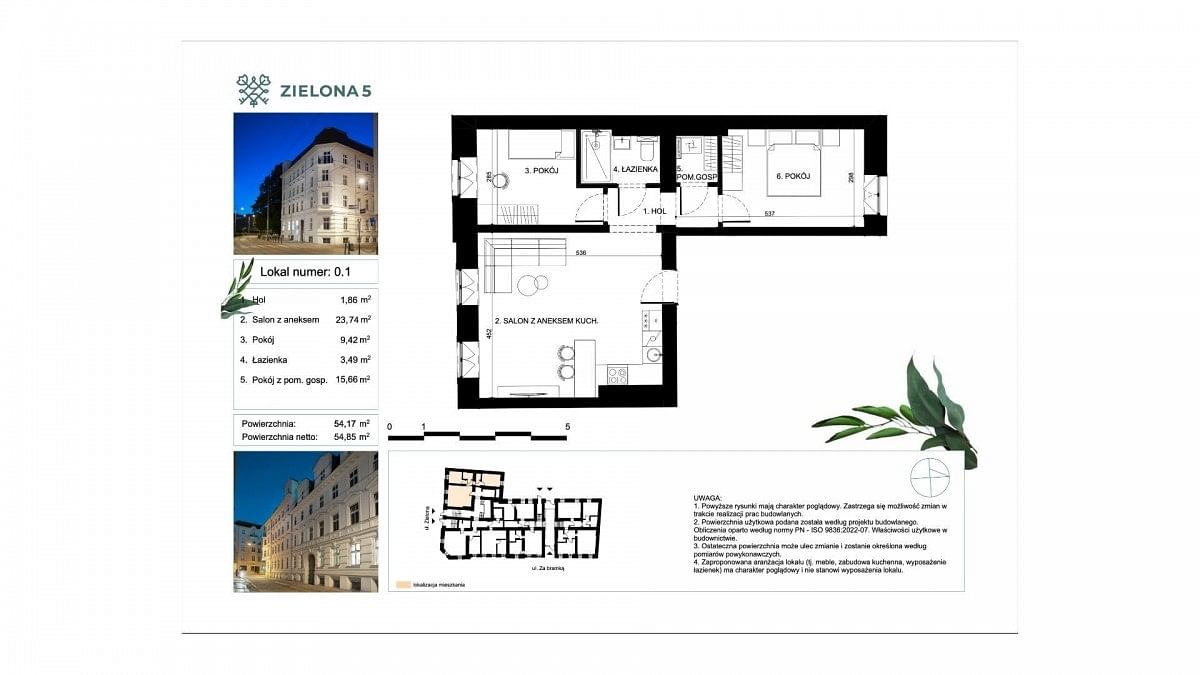 Mieszkanie 3 pokojowe na Sprzedaż
