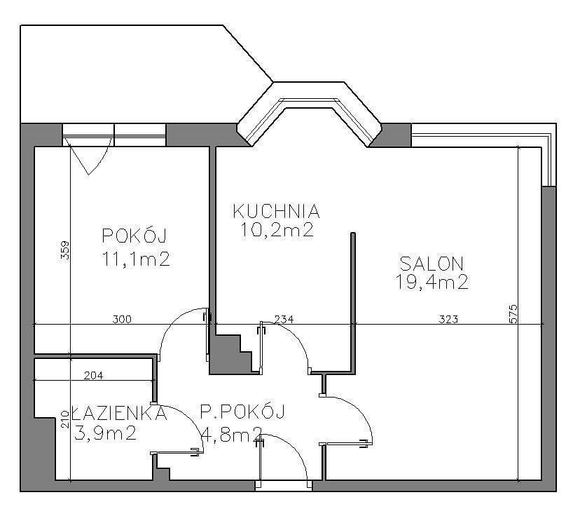 Mieszkanie 2 pokojowe na Sprzedaż