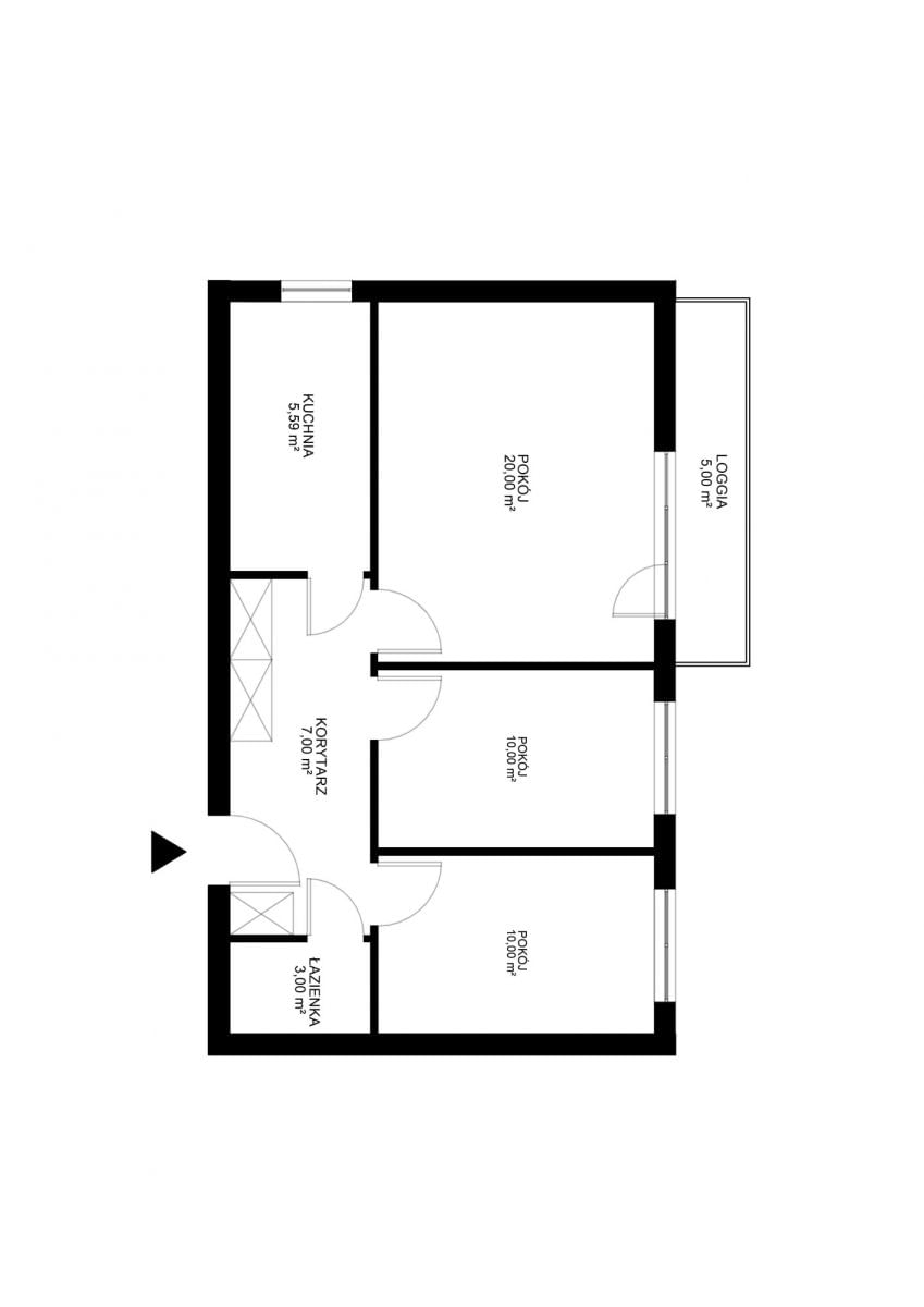 Mieszkanie 3 pokojowe na Sprzedaż