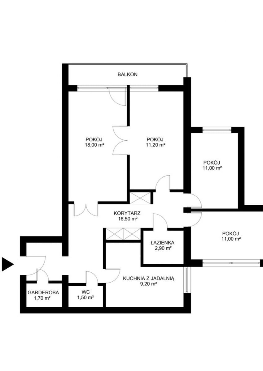 Mieszkanie 4 pokojowe na Sprzedaż