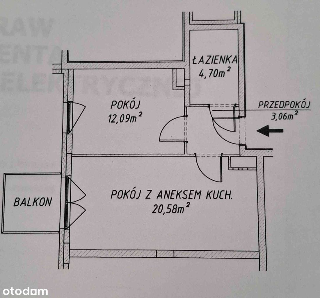 Mieszkanie 2 pokojowe na Sprzedaż