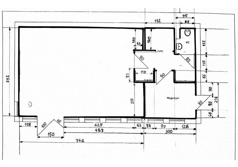 Lokal użytkowy  pokojowe na Wynajem