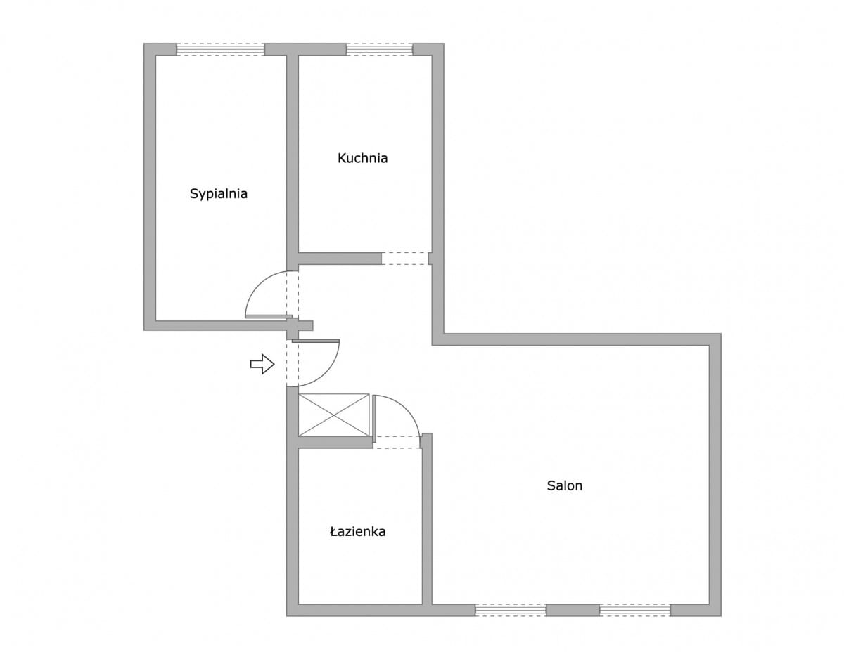 Mieszkanie 2 pokojowe na Wynajem