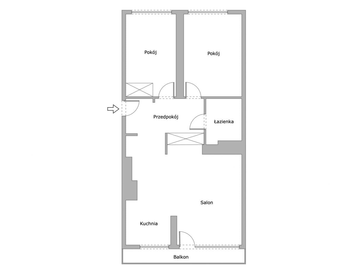 Mieszkanie 3 pokojowe na Wynajem