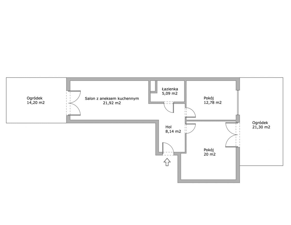 Mieszkanie 3 pokojowe na Sprzedaż