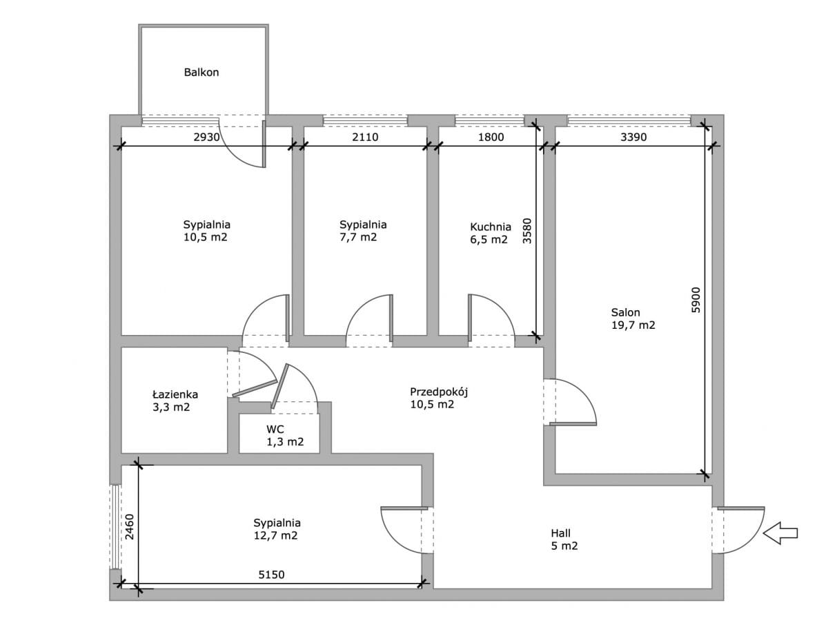Lokal użytkowy  pokojowe na Wynajem