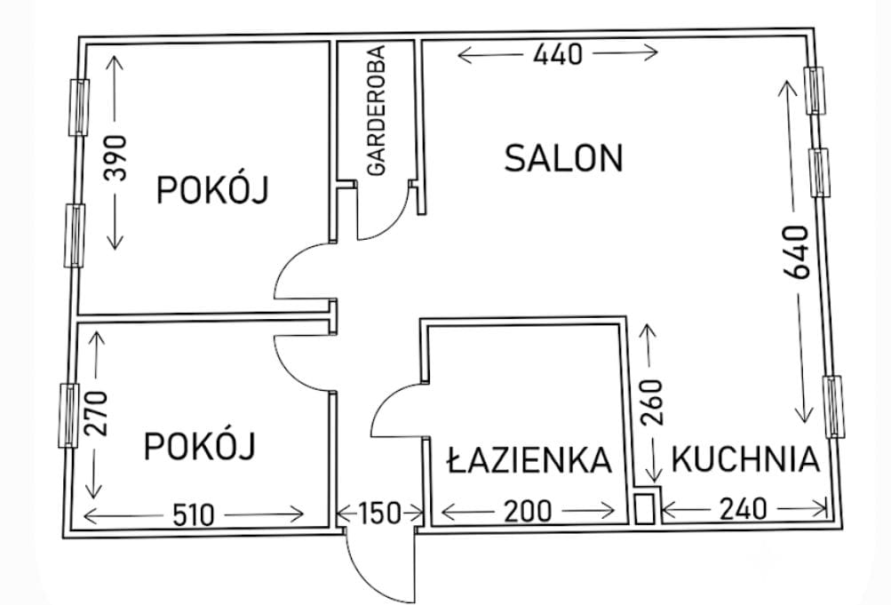 Mieszkanie 3 pokojowe na Sprzedaż