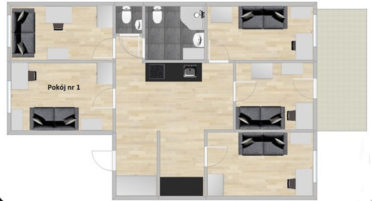 Mieszkanie 3 pokojowe na Sprzedaż