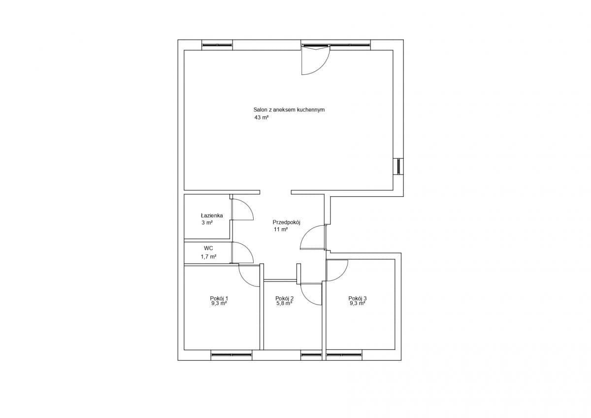 Mieszkanie 4 pokojowe na Sprzedaż