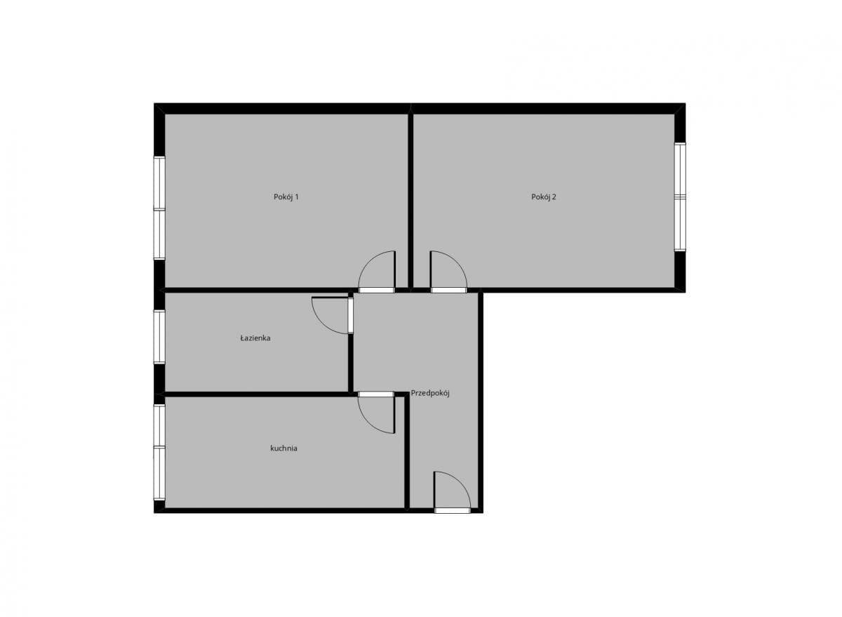 Mieszkanie 2 pokojowe na Sprzedaż