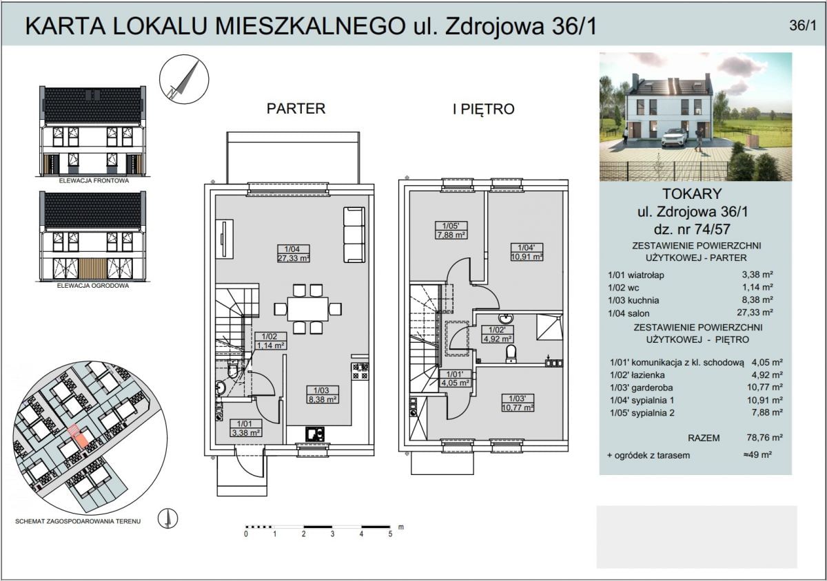 Dom 5 pokojowe na Sprzedaż
