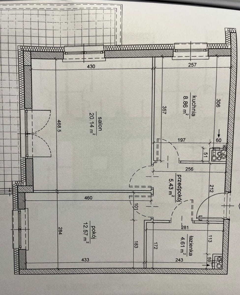Mieszkanie 2 pokojowe na Sprzedaż