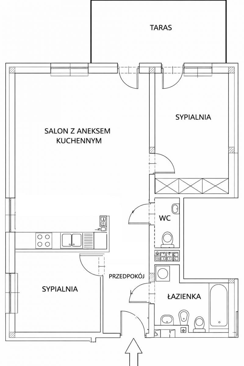 Mieszkanie 3 pokojowe na Sprzedaż