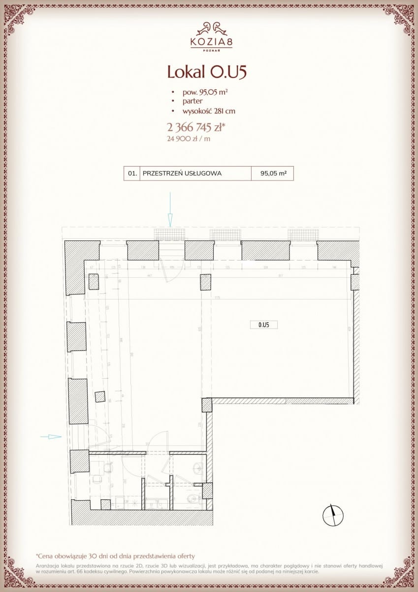 Lokal użytkowy  pokojowe na Sprzedaż
