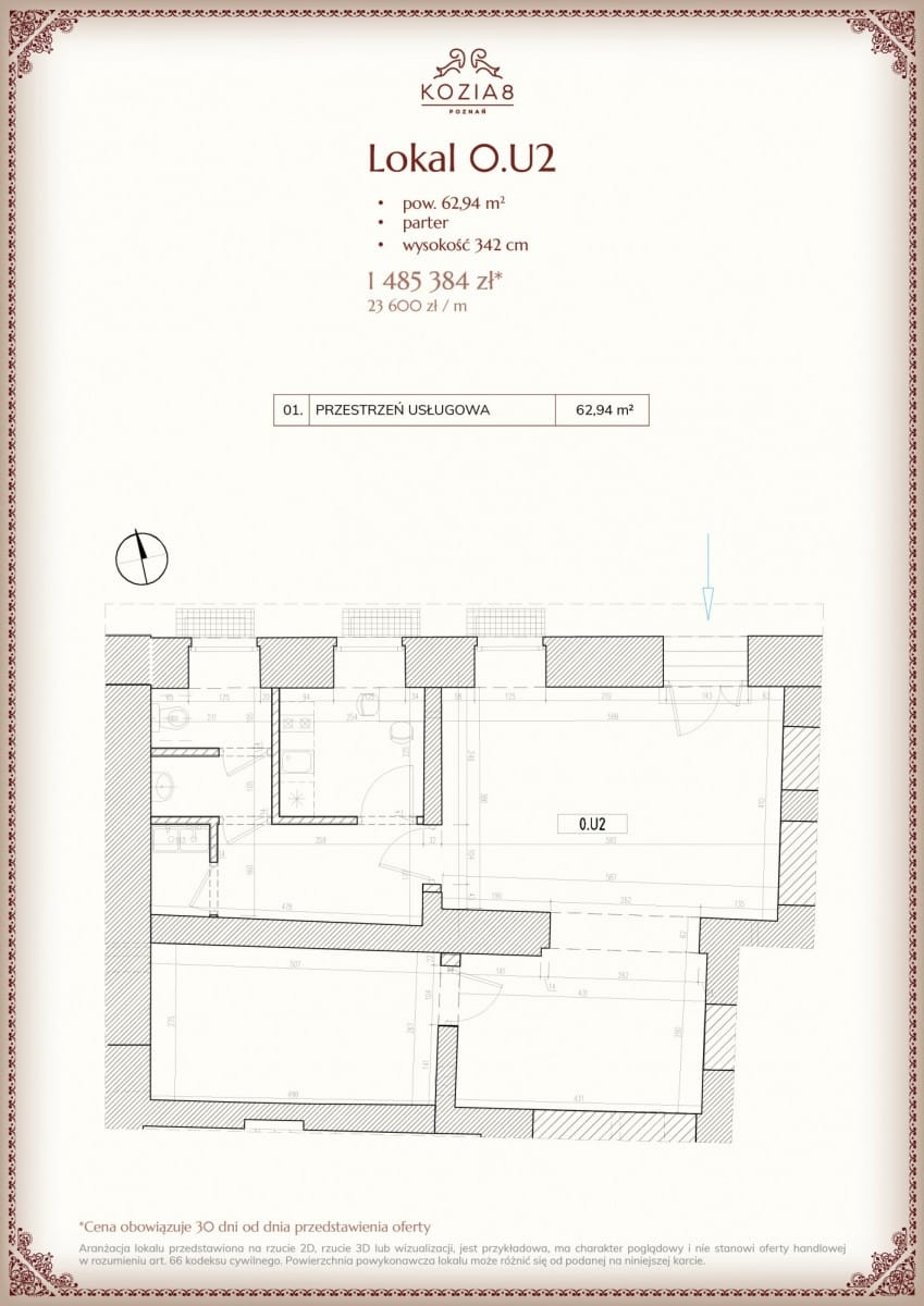 Lokal użytkowy  pokojowe na Sprzedaż