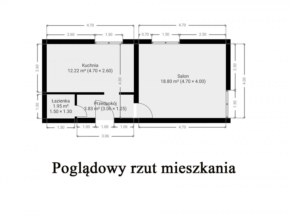 Mieszkanie 1 pokojowe na Sprzedaż