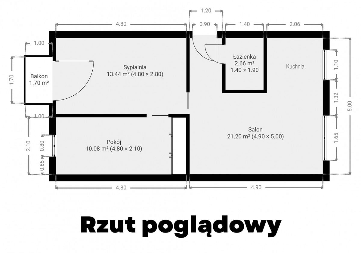 Mieszkanie 3 pokojowe na Sprzedaż