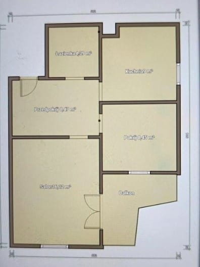 Mieszkanie 2 pokojowe na Sprzedaż