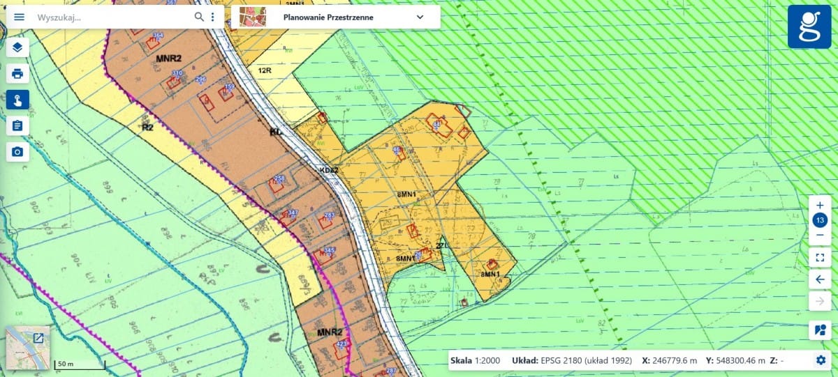 Działka  pokojowe na Sprzedaż