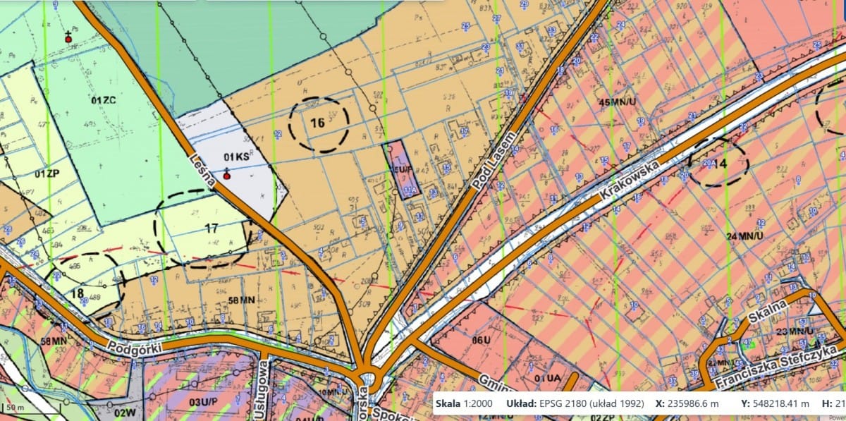 Działka  pokojowe na Sprzedaż