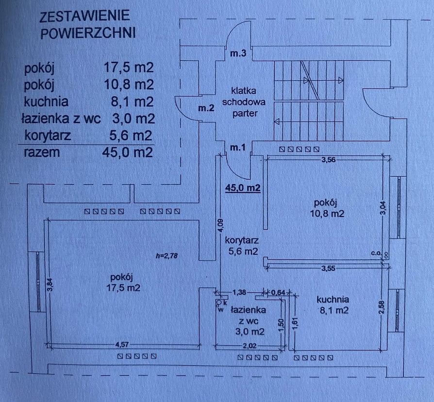 Mieszkanie 2 pokojowe na Wynajem