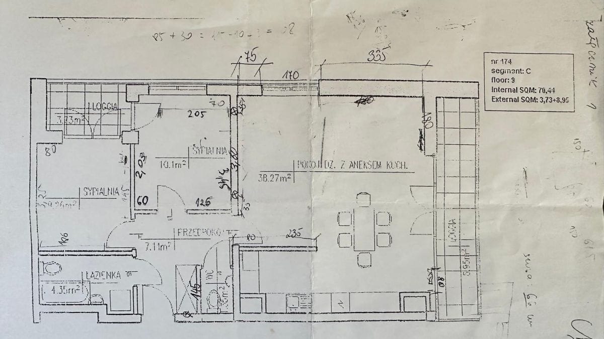 Mieszkanie 3 pokojowe na Sprzedaż