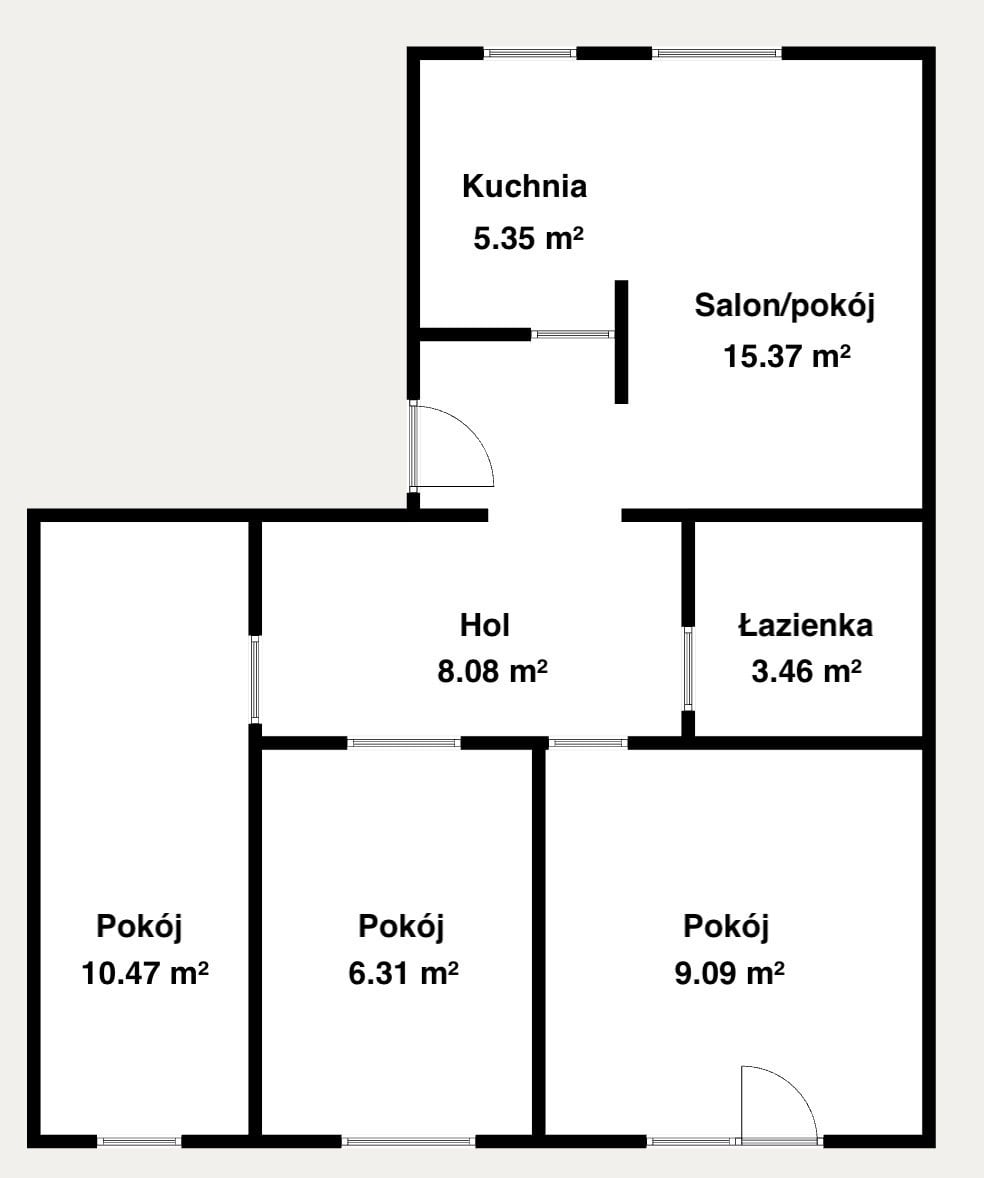 Mieszkanie 4 pokojowe na Sprzedaż