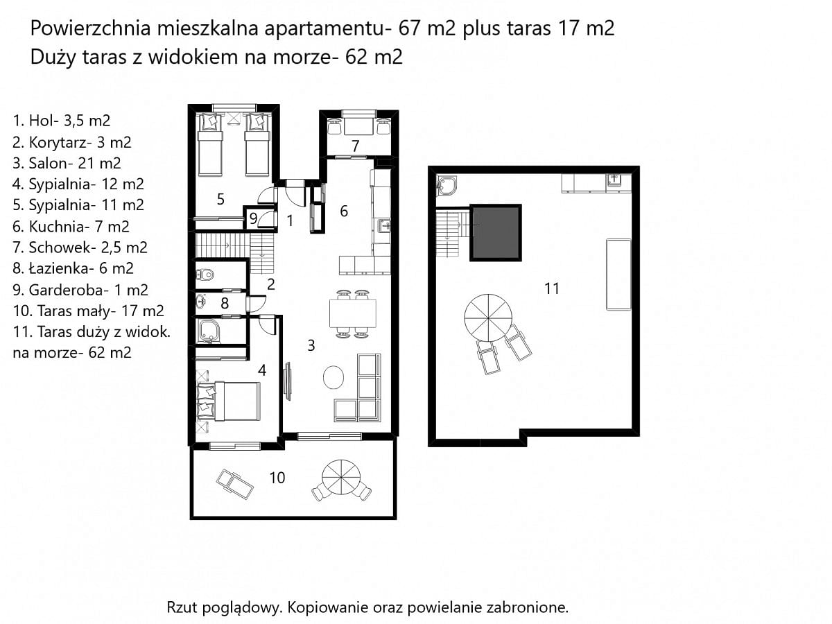 Mieszkanie 3 pokojowe na Sprzedaż