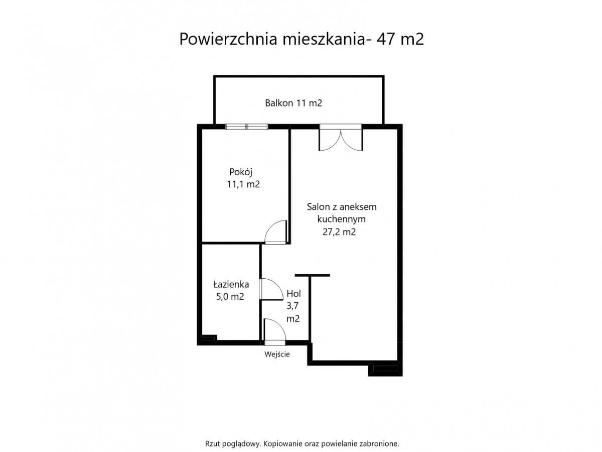 Mieszkanie 2 pokojowe na Sprzedaż