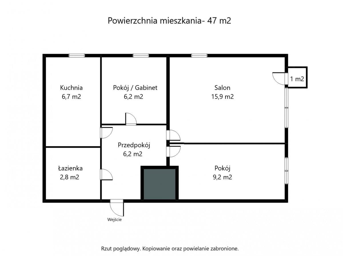 Mieszkanie 3 pokojowe na Sprzedaż