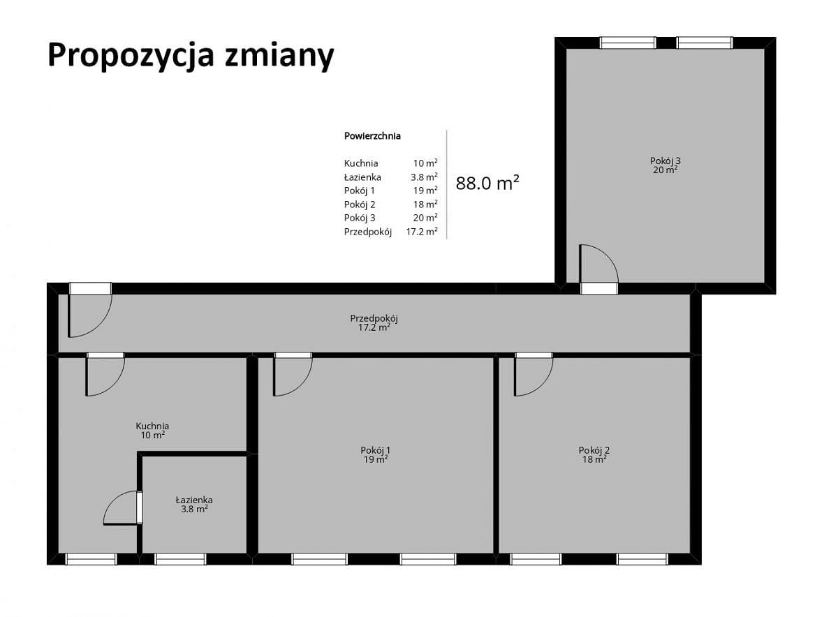 Mieszkanie 3 pokojowe na Sprzedaż