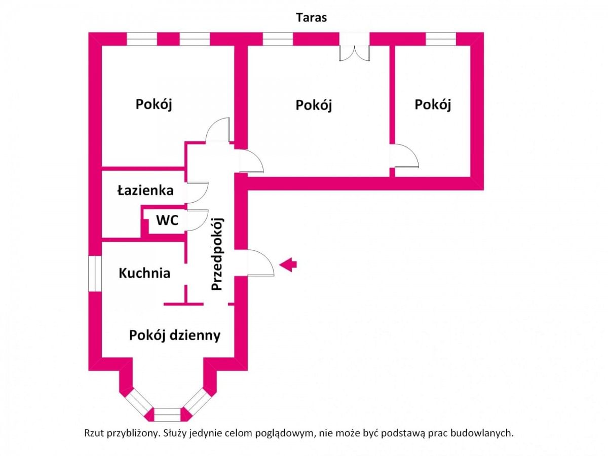 Mieszkanie 3 pokojowe na Sprzedaż