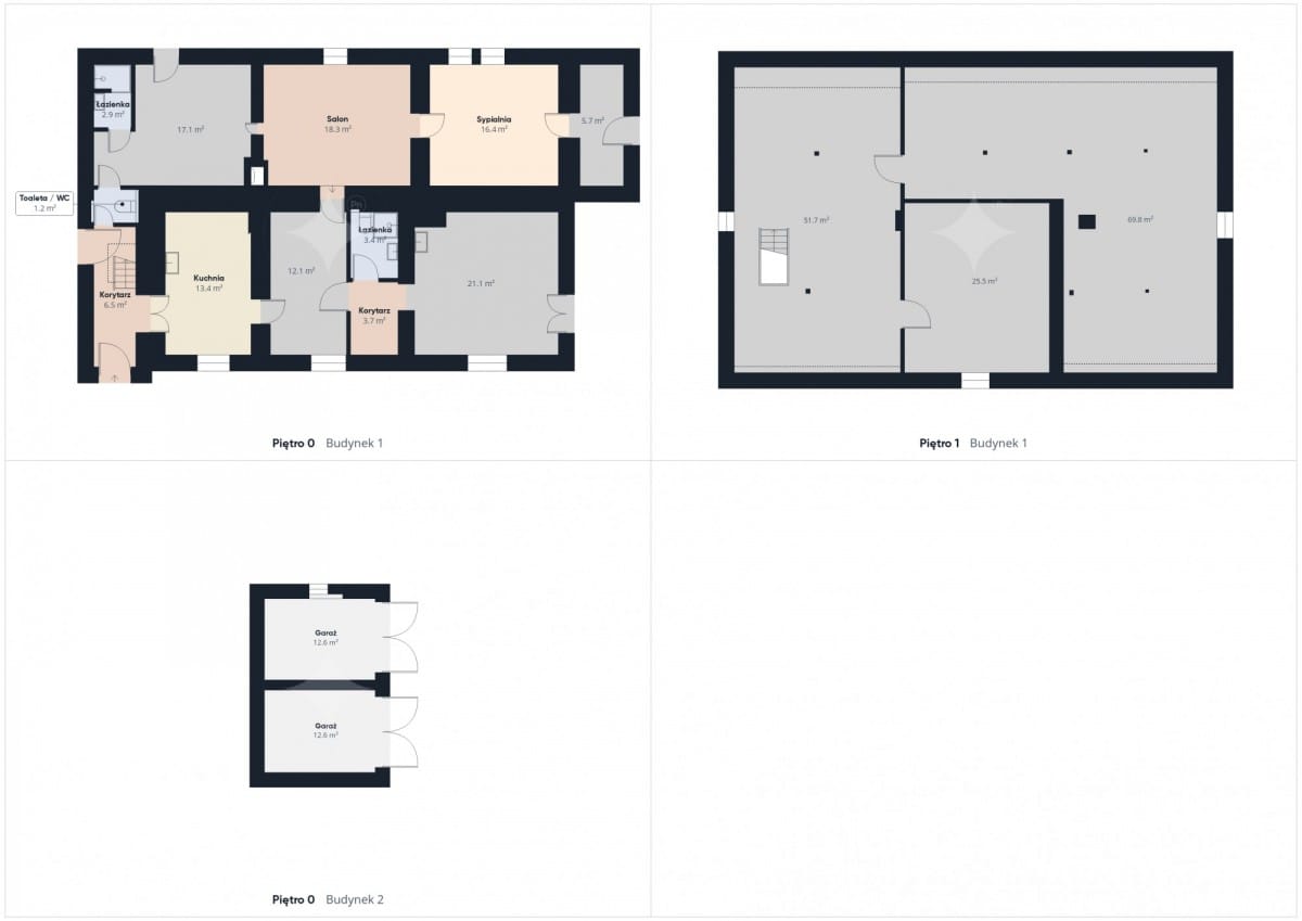 Dom 4 pokojowe na Sprzedaż