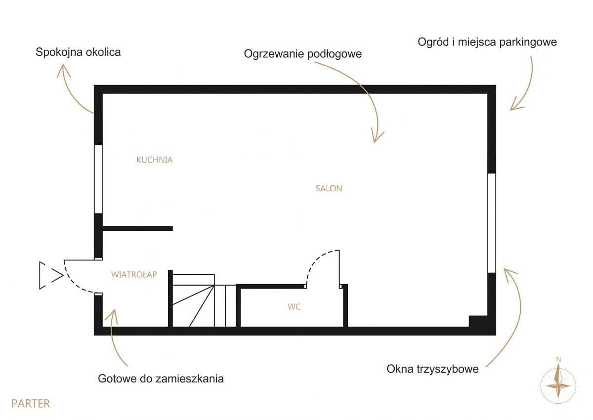 Dom 4 pokojowe na Sprzedaż