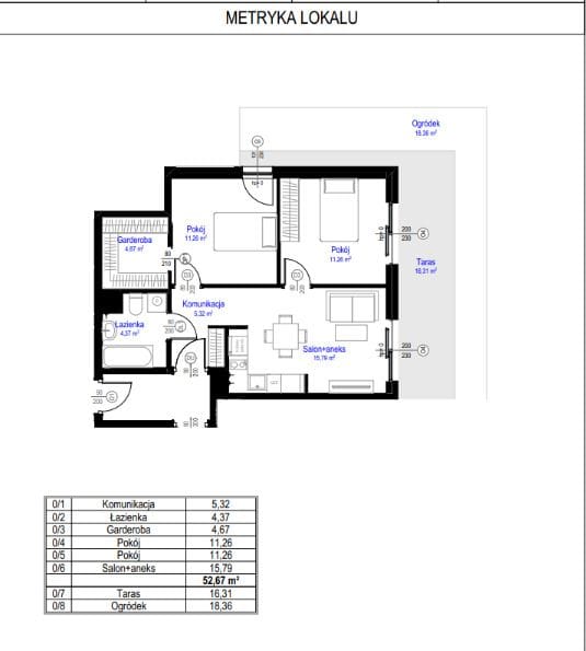 Mieszkanie 3 pokojowe na Sprzedaż