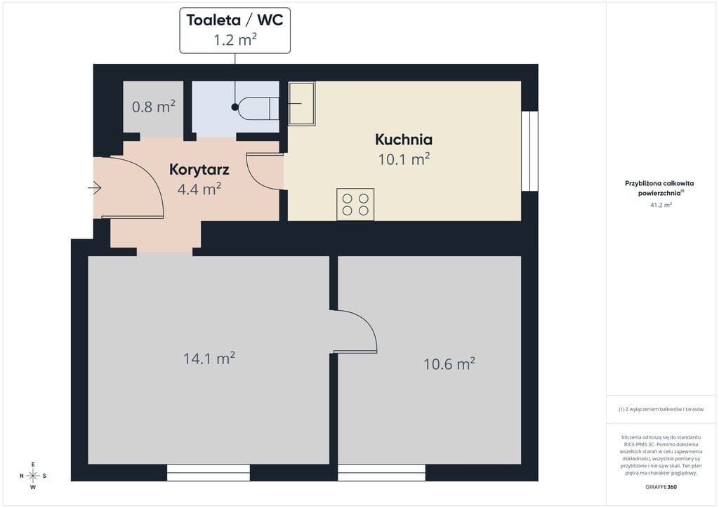 Mieszkanie 2 pokojowe na Sprzedaż